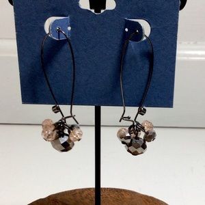 Vera Wang Bead Cluster Earrings